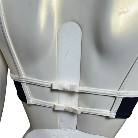 Kate Spade Bikini Set XS Black Floral Two-Piece Swimsuit Adjustable Straps - Picture 8 of 16